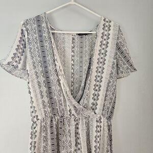 Dynamite Patterned Romper